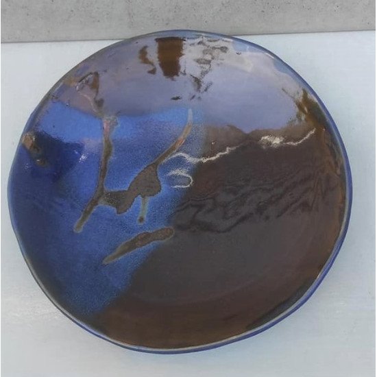 assiette bleue assiette bleue